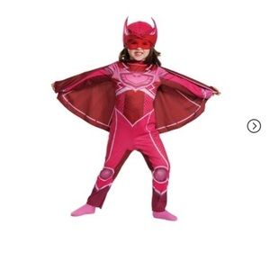 Toddler PJ Masks Owlette Classic Halloween Costume Jumpsuit with Headpiece 3-4T